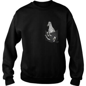 Appaloosa Horse In Pocket Sweatshirt